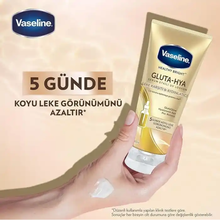 Vaseline Gluta Hya Serum Etkili UV Losyon Leke Karşıtı ve Aydınlarıcı 200 ml