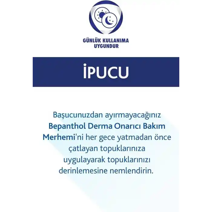 Bepanthol Derma Onarıcı Bakım Merhemi 50 g + 3 Adet Cilt Bakım Kremi 3.5 g