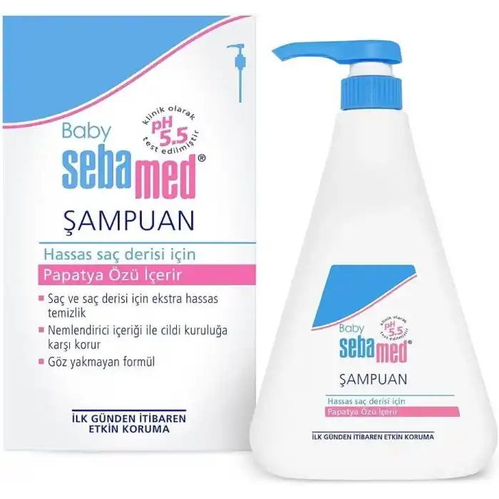 Sebamed Baby pH 5.5 Göz Yakmayan Formül Nemlendirici Etkili Papatya Özütlü Bebek Şampuanı 750 ml