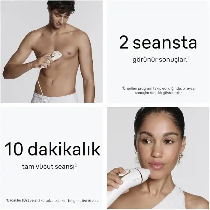 Braun IPL Silk·expert Pro 5, Evde Lazerle Tüy Alma, Çanta, Gillette Venus, 3 Başlık, PL5351