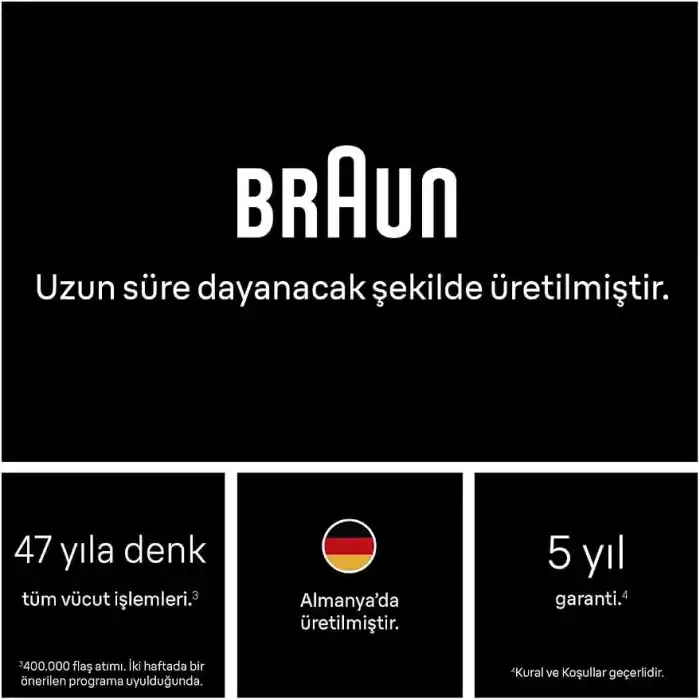 Braun IPL Silk·expert Pro 5, Evde Lazerle Tüy Alma, Çanta, Gillette Venus, 3 Başlık, PL5351