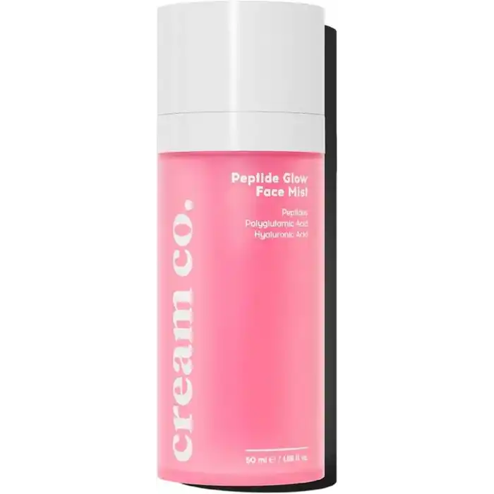 Cream Co. Nemlendirici Aydınlatıcı Yüz Spreyi, Peptit Face Mist, Ektoin Hyaluronik Asit, Tüm Cilt Tipleri, 50 ML