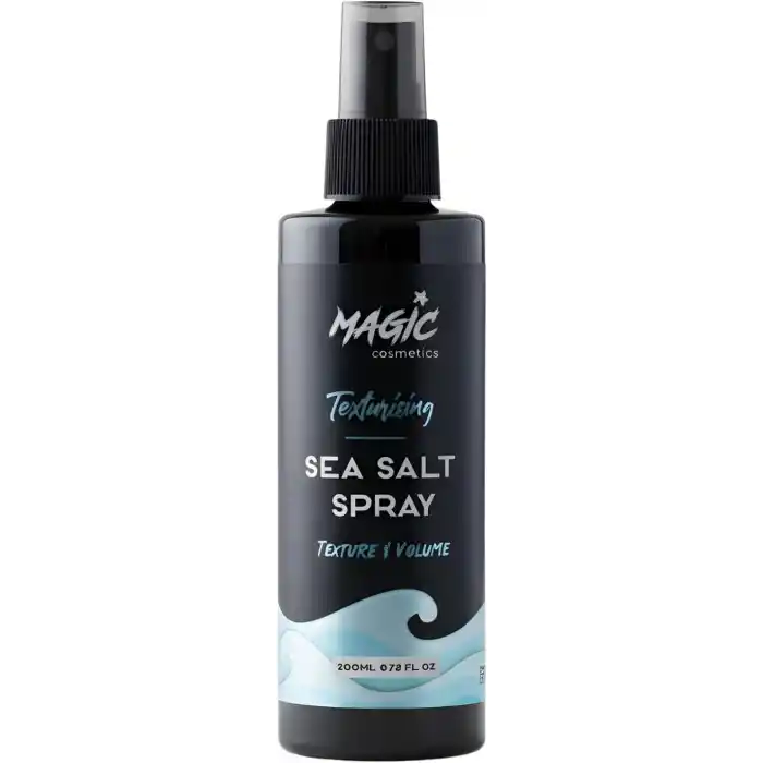 Magic Cosmetics Profesyonel Deniz Tuzu Saç Spreyi 200ml – Doğal Dalgalar, Hacim Veren ve Mat Görünüm Sağlayan Formül – Tüm Saç Tipleri İçin, Unisex Sea Salt Spray