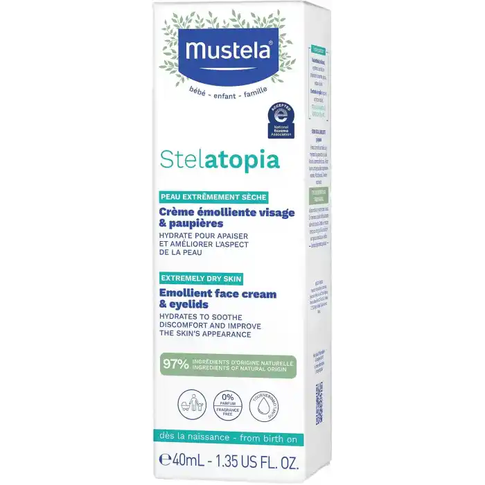 Mustela Stelatopia Emollient Yüz Kremi 40 ml
