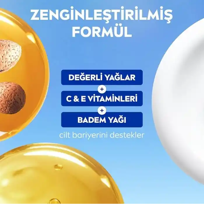 NIVEA Creme Soft Kremsi Dokunuş Banyo Ve Duş Jeli 750 ml, Vücut Nemlendirici, Badem Yağı, Pürüzsüz Cilt