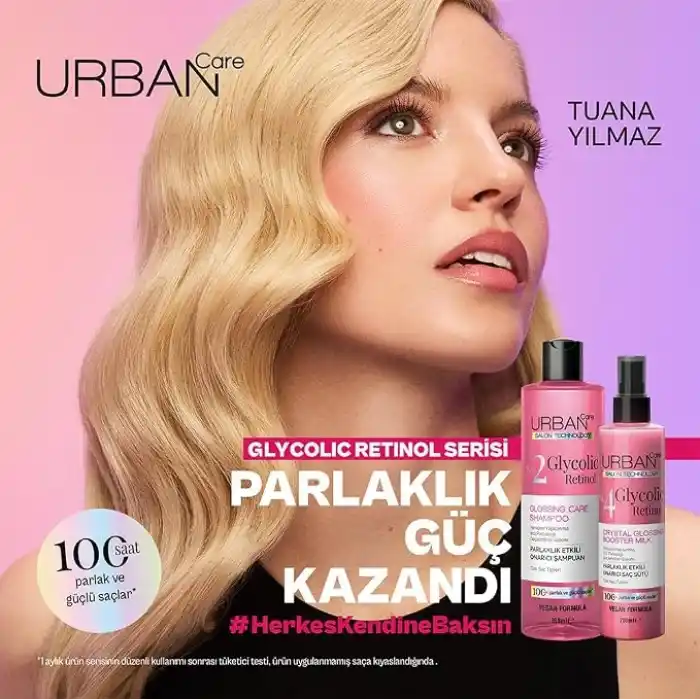 URBAN Care Glycolic Retinol Parlaklık Etkili Onarıcı Saç Bakım Sütü-200ml-Gloss