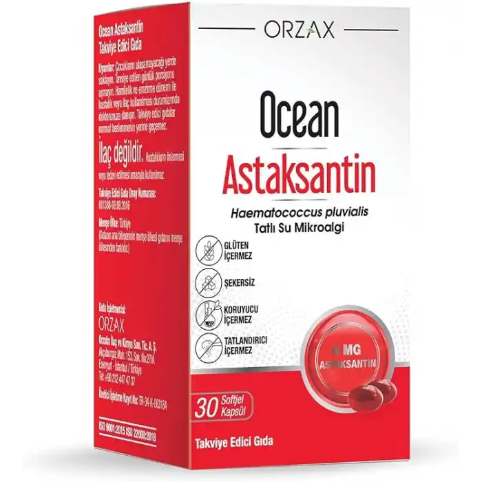 Ocean Astaksantin 30 Softjel Kapsül