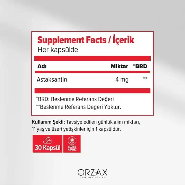 Ocean Astaksantin 30 Softjel Kapsül