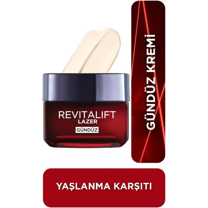 LOreal Paris Revitalift Lazer X3 Yoğun Yaşlanma Karşıtı Gündüz Bakım Kremi 50 ml