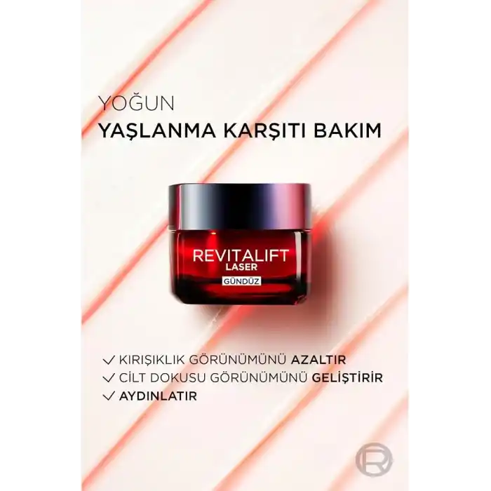 LOreal Paris Revitalift Lazer X3 Yoğun Yaşlanma Karşıtı Gündüz Bakım Kremi 50 ml