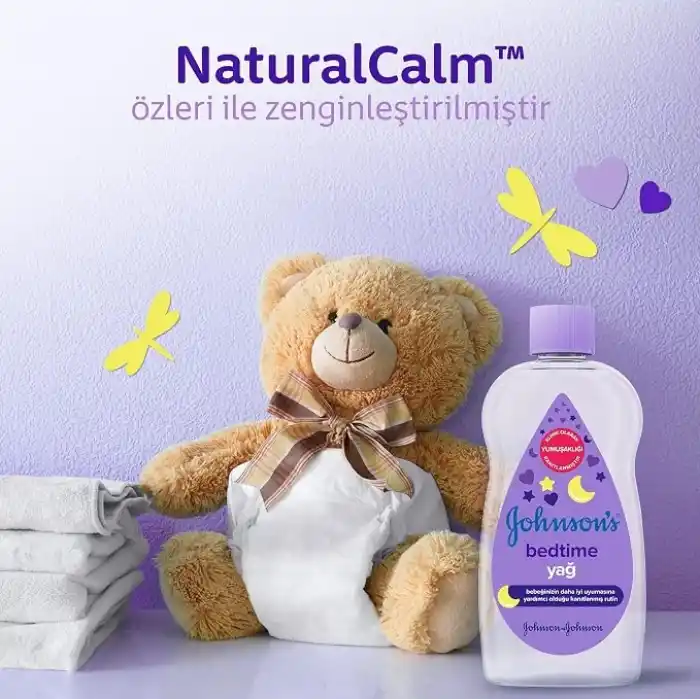 Johnsons Baby Bedtime Sakinleştirici Naturalcalm Aromalı Bebek Yağı (1 x 300 ml)