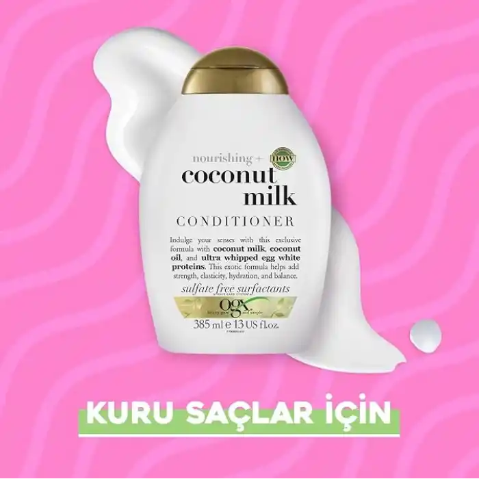 OGX Coconut Milk Besleyici Sülfatsız Saç Bakım Kremi 385 Ml