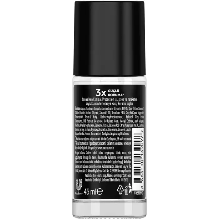 Rexona Men Clinical Protection Confidence Roll-On Deodorant 45 Ml