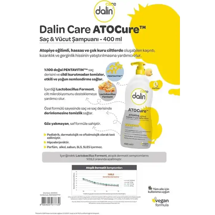 Dalin Atocure Şampuan 400 ml