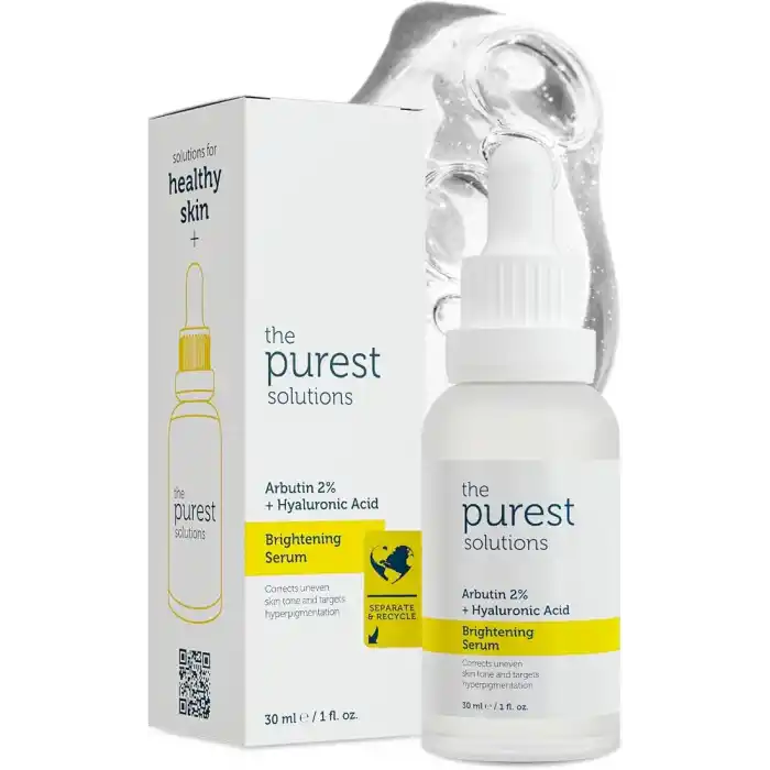 The Purest Solutions, Leke Karşıtı ve Leke Görünümü Önleyici Arbutin Cilt Bakım Serumu 30 ml (Arbutin%2 + Hyaluronic Acid)