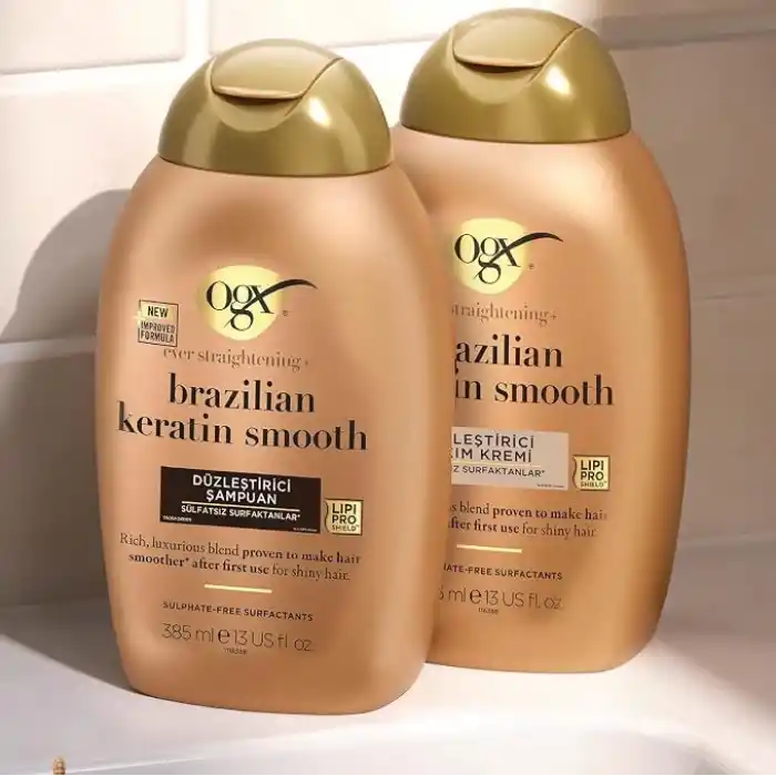 OGX Brazilian Keratin Smooth Düzleştirici Bakım Kremi 385 ml
