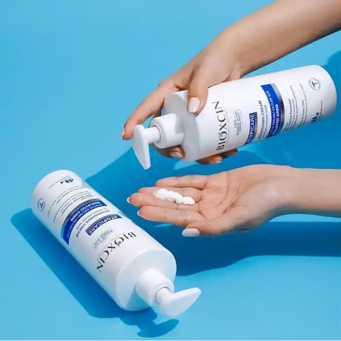 Bioxcin Atopicare Besleyici Krem – Atopiye Eğilimli ve Kuru Ciltler İçin – 500 ml – Seramid Kompleksli, Prebiyotik & Skualen İçerikli Nemlendirici Bakım Kremi