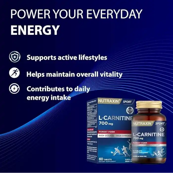 Nutraxin Slim Quick-Slim L-Carnitine 700 mg 60 Tablet Diyet Destek Takviyesi
