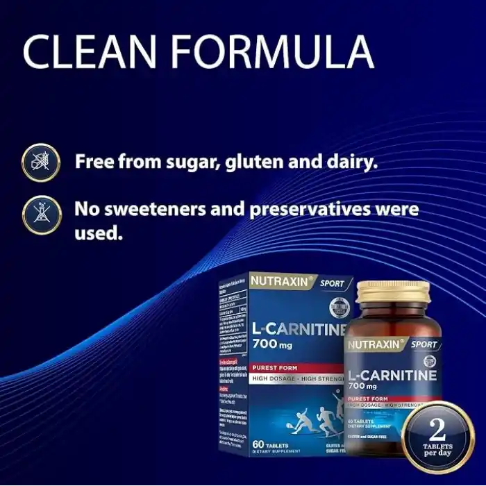 Nutraxin Slim Quick-Slim L-Carnitine 700 mg 60 Tablet Diyet Destek Takviyesi