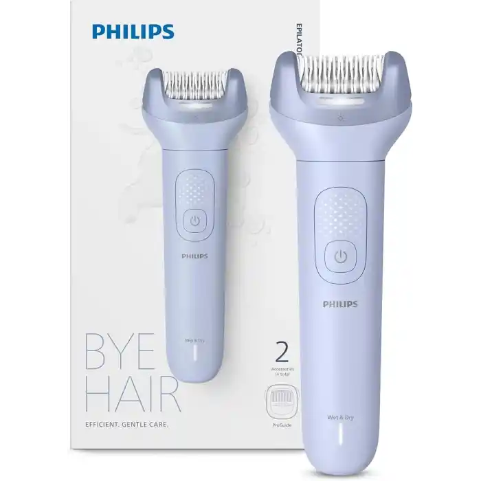Philips Epilatör Serisi 8000, Kablosuz, Islak ve Kuru Kullanım, ProGuide, LED Işık, 60 Dakika Pil Ömrü, BRE708/05