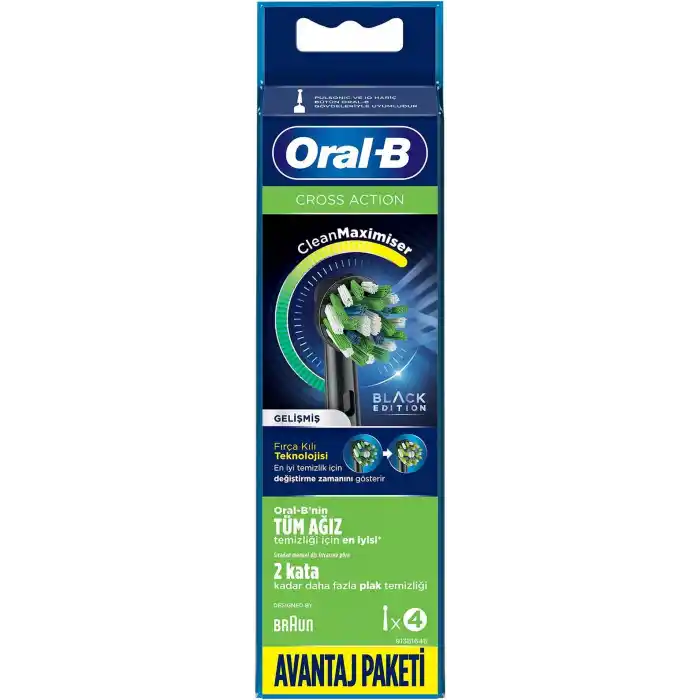 Oral-B Şarjlı Diş Fırçası Yedek Başlığı Cross Action X-Filament 4 adet ürün