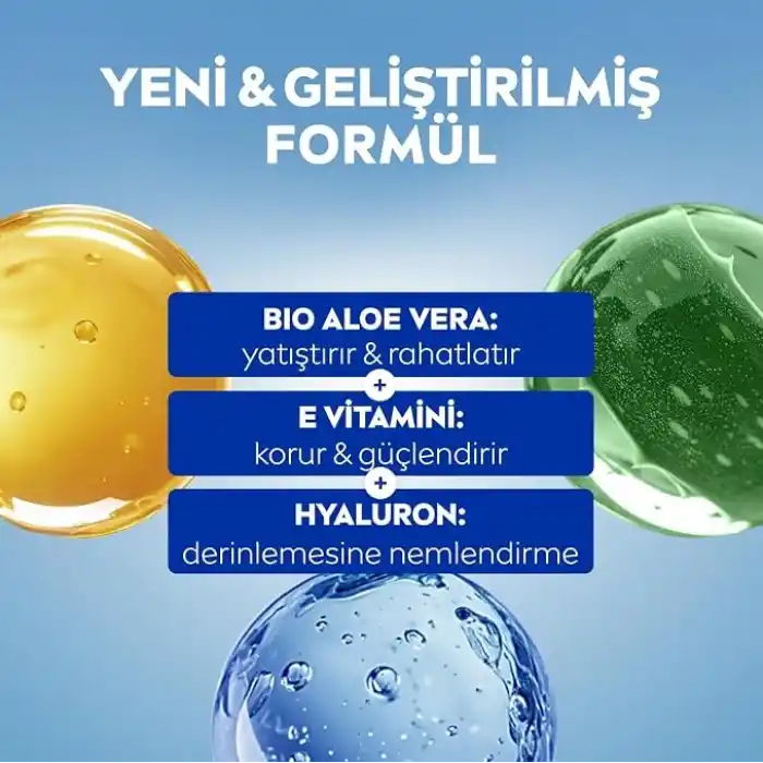 NIVEA SUN Ferahlatıcı Güneş Sonrası Vücut Spreyi 200ml, Nemlendirici, Aloe Vera, Hyaluron
