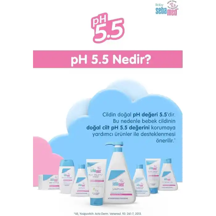 Sebamed Baby pH 5.5 Yoğun Nemlendirici Etkili Pantenol İçerikli Koruyucu Bebek Pişik Önleyici Krem 100 ml