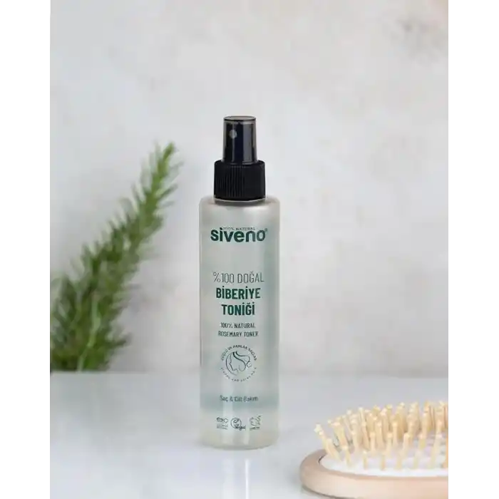 Siveno%100 Doğal Biberiye Suyu Saç Dökülmesi Karşıtı ve Hızlı Saç Uzatma Etkili Saç Toniği 150 ml