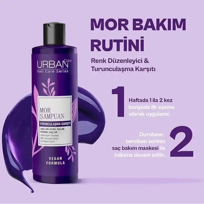 Urban Care Turunculaşma Karşıtı Mor Saç Bakım Şampuanı-250 ml-Sülfatlı