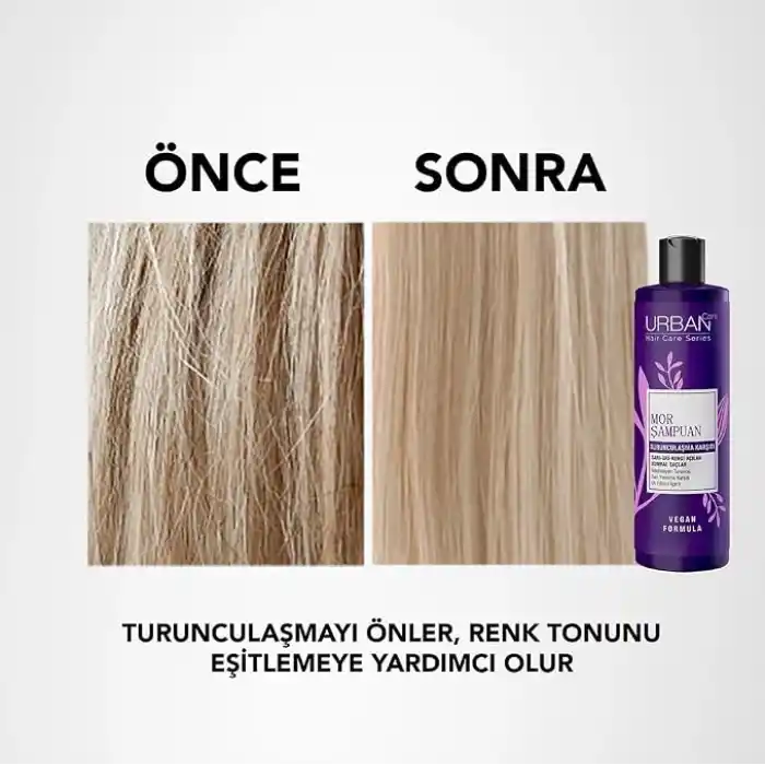 Urban Care Turunculaşma Karşıtı Mor Saç Bakım Şampuanı-250 ml-Sülfatlı