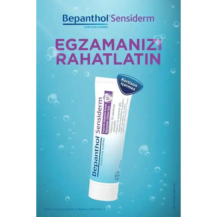 Bepanthol Sensiderm Kaşıntı Giderici Krem 20g