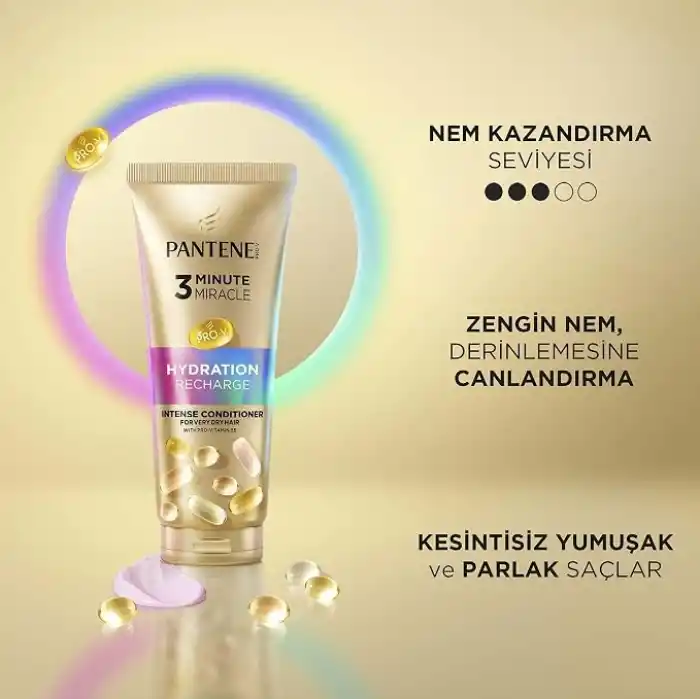PANTENE Nem Yüklemesi Derinlemesine Saç Bakım Kremi 220 ml