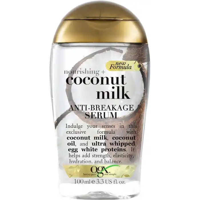 ogx besleyici ve kırılma karşıtı coconut milk serum 100 ml