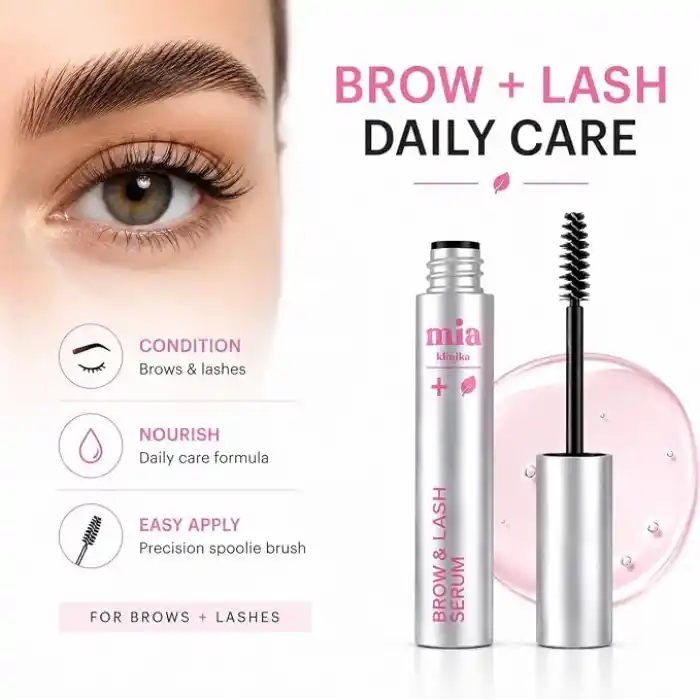 MIA KLINIKA Su Bazlı Kaş & Kirpik Serumu Keratin, Biotin & Peptit 6ml