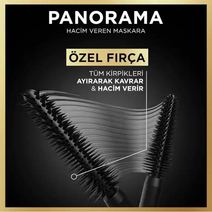 LOreal Paris Panorama Hacim Veren Maskara - Siyah