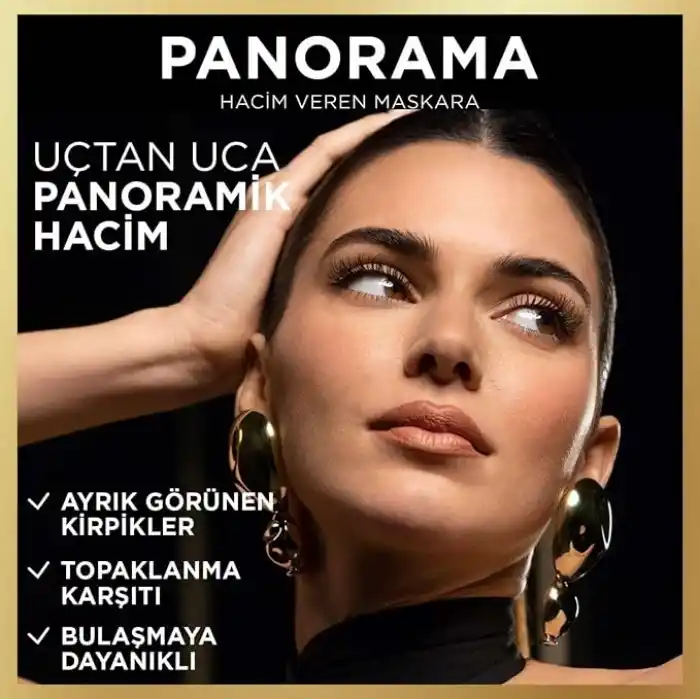 LOreal Paris Panorama Hacim Veren Maskara - Siyah
