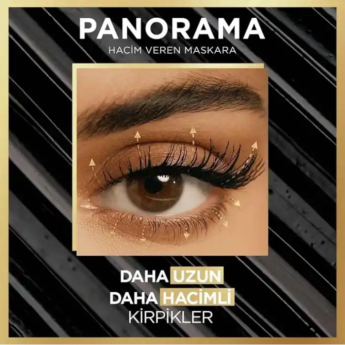 LOreal Paris Panorama Hacim Veren Maskara - Siyah