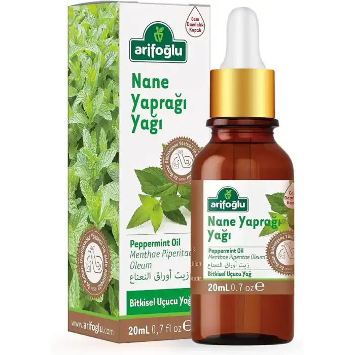 Arifoğlu Nane Yaprağı Yağı 20ml – Ferahlatıcı ve Canlandırıcı Nane Yağı | Arifoğlu Peppermint Leaf Oil 20ml – Refreshing and Invigorating Peppermint Oil