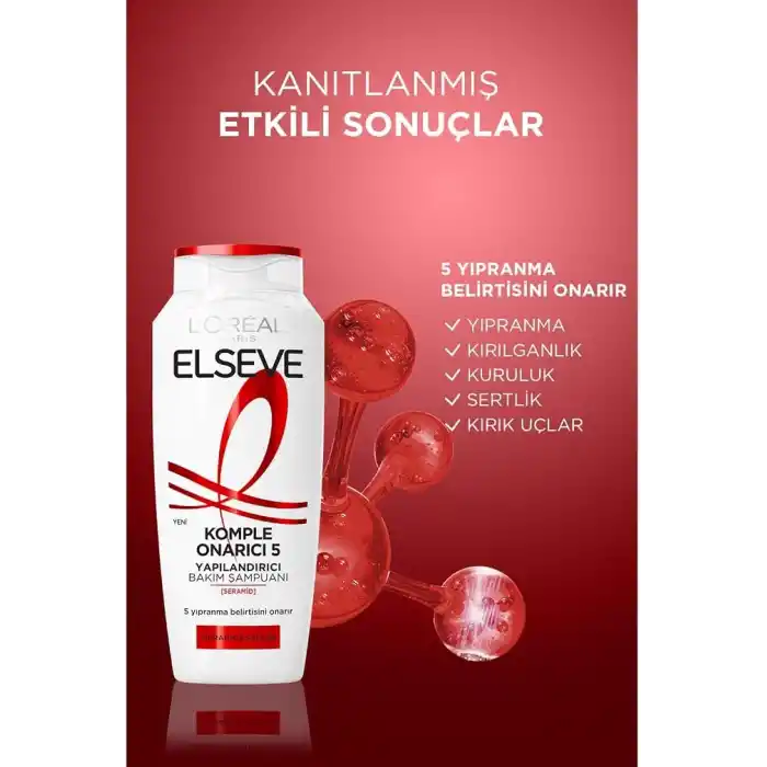 LOréal Paris Elseve Komple Onarıcı 5 Yapılandırıcı Bakım Şampuanı 300 ml