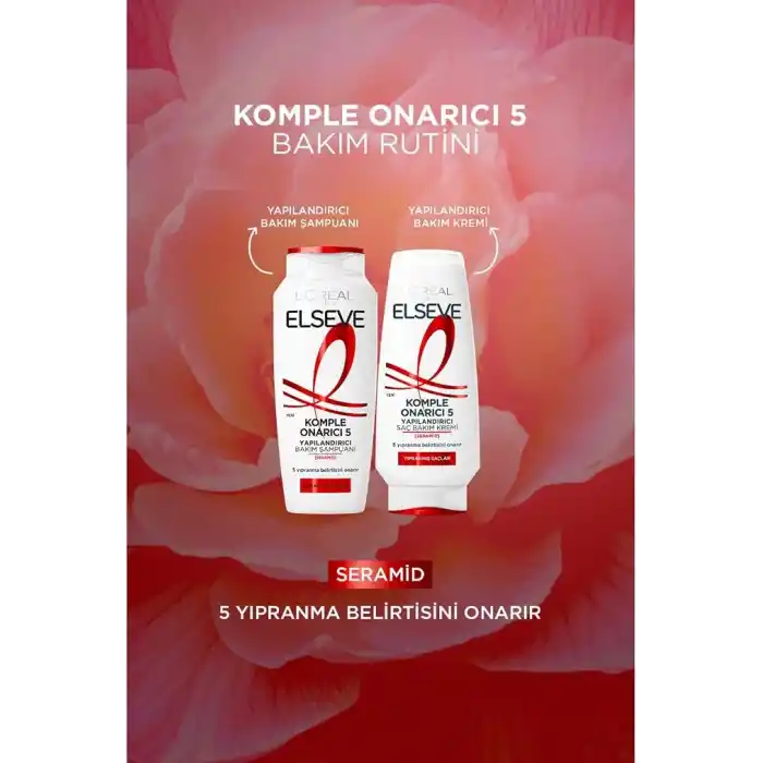 LOréal Paris Elseve Komple Onarıcı 5 Yapılandırıcı Bakım Şampuanı 300 ml