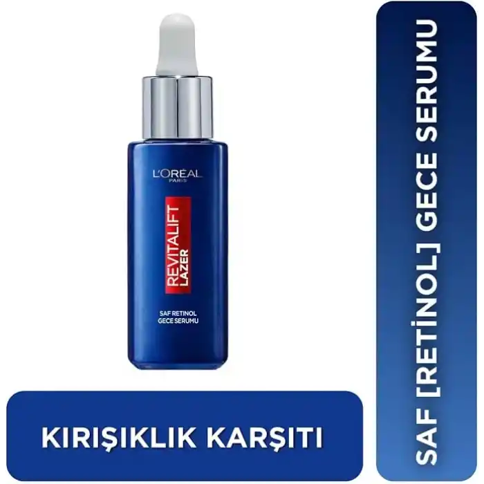 LOreal Paris Revitalift Lazer Saf Retinol Gece Serumu 1 Paket (1 x 30 ml)