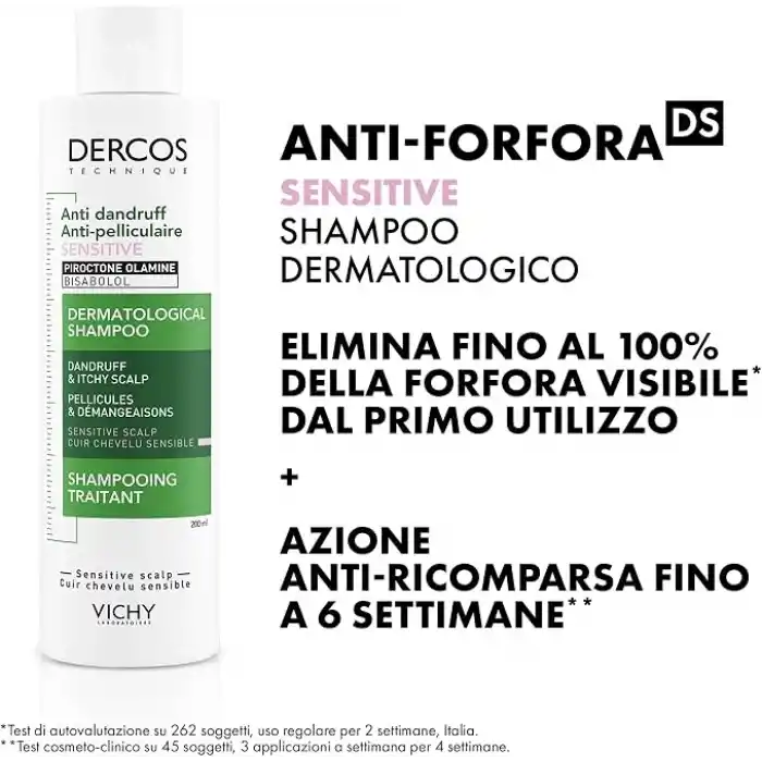 VICHY Dercos Anti Dandruff Hassas Saç Derisi İçin Kepek Karşıtı Şampuan 200 ml