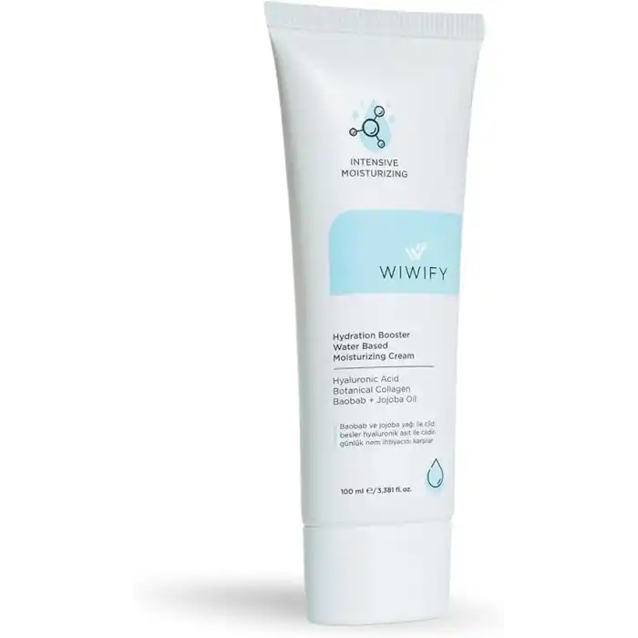 WIWIFY Su Bazlı Yoğun Nemlendirici Krem 100 ml Hydration Booster Daily Moisturizing Cream 24 Saat Etkili