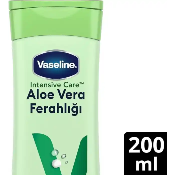 Vaseline Vücut Losyonu Aloe Vera Ferahlığı Kuru Ciltler İçin 200 ml