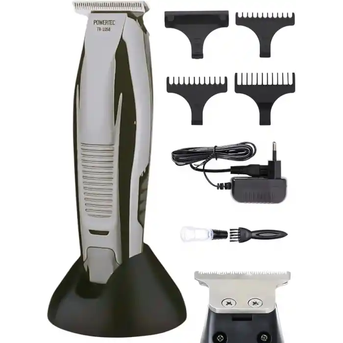 POWERTEC TR-1058 Saç Sakal Ense Vücut Tıraş Makinesi