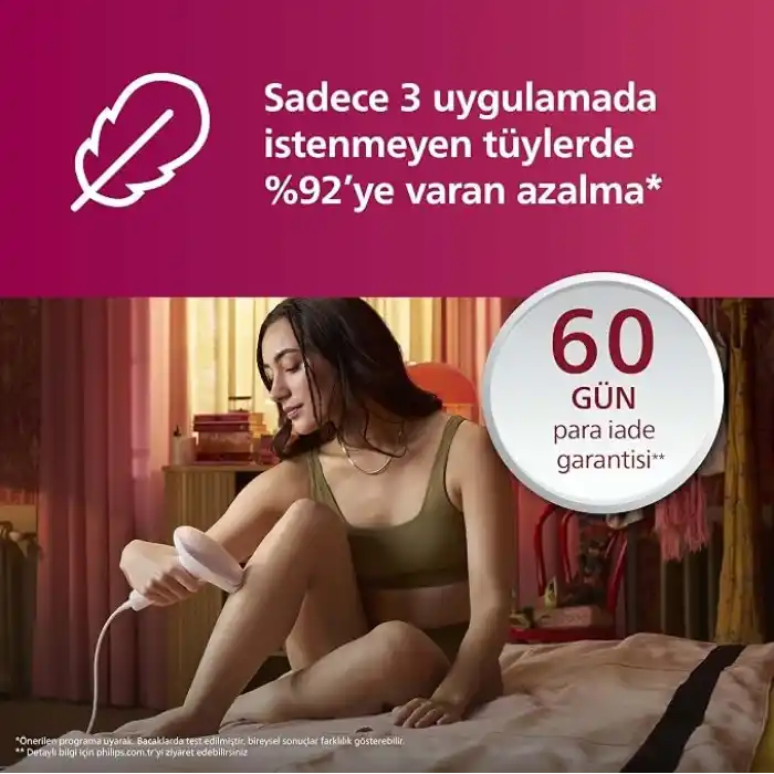 Philips Lumea IPL Tüy Alma Cihazı, Çantalı, Yüz Temizleme Cihazı Hediyeli, Yüz/Vücut/Hassas Bölge Kullanımı, Cilt Tonu Sensörü ile Güvenli Epilasyon BRI924/00