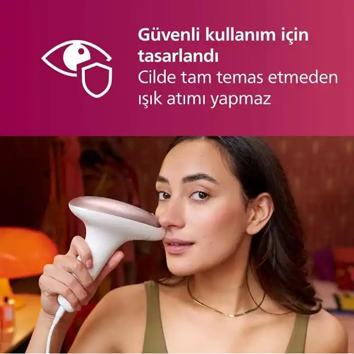 Philips Lumea IPL Tüy Alma Cihazı, Çantalı, Yüz Temizleme Cihazı Hediyeli, Yüz/Vücut/Hassas Bölge Kullanımı, Cilt Tonu Sensörü ile Güvenli Epilasyon BRI924/00