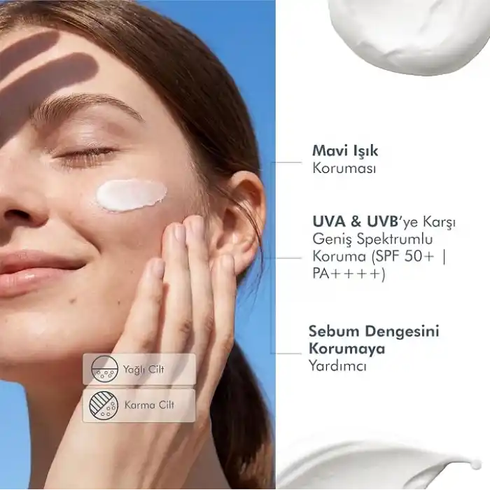 The Purest Solutions, Yağlı ve Karma Ciltler İçin Matlaştırıcı Güneş Koruyucu Krem SPF 50, 50 ml