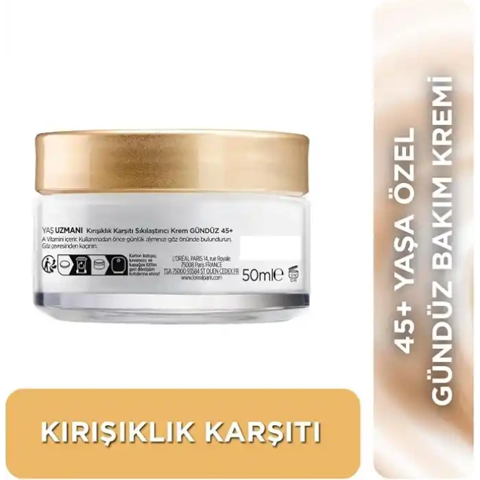 LOreal Paris Yaş Uzmanı 40+ Kırışıklık Karşıtı Sıkılaştırıcı Krem