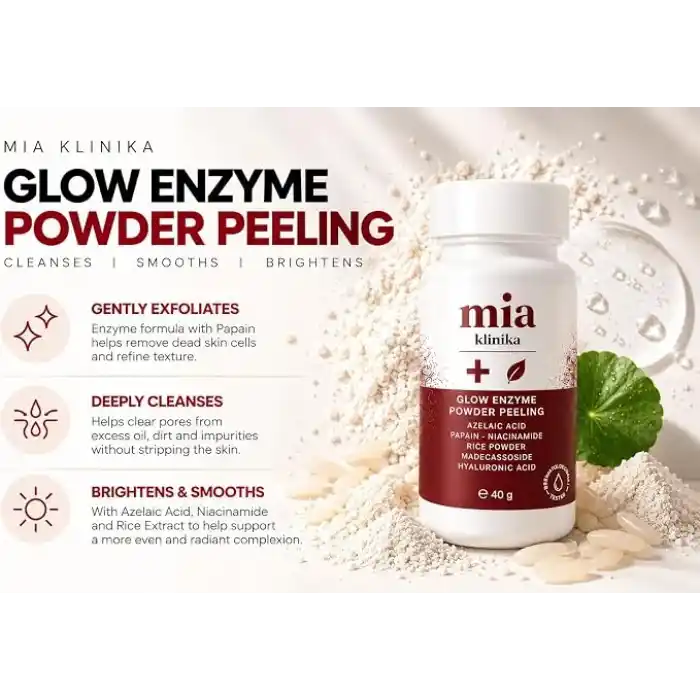 MIA KLINIKA Glow Enzyme Powder Peeling Yüz Temizleyici 40g